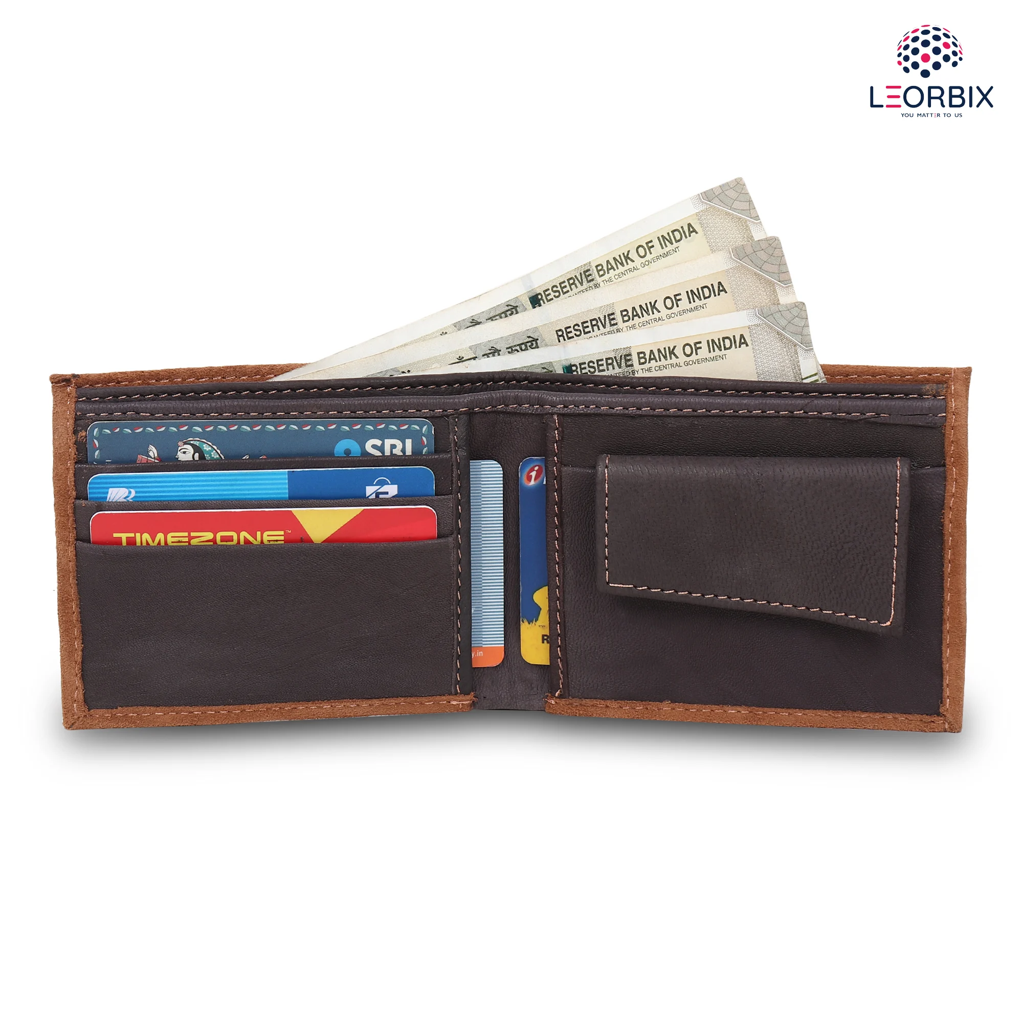Men's Wallet - Atomic Tangerine